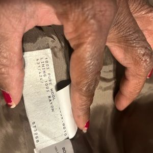 Single breasted wool tweed Giorgio Armani blazer